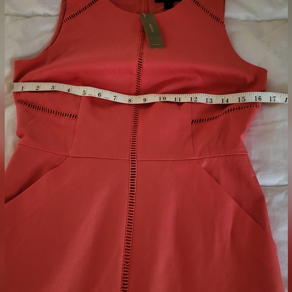J.Crew dress linen orange size 4nwt - Picture 5 of 16